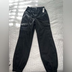 Garage Black Cargo Pants